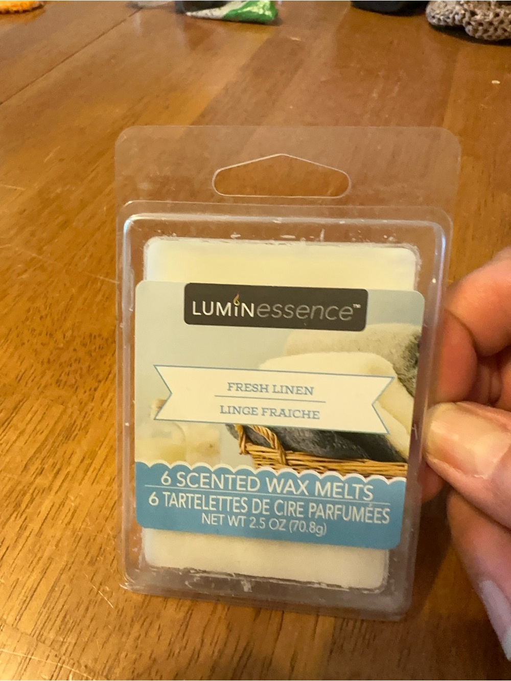 Luminessence Fresh Linen White Scented Wax Melts
